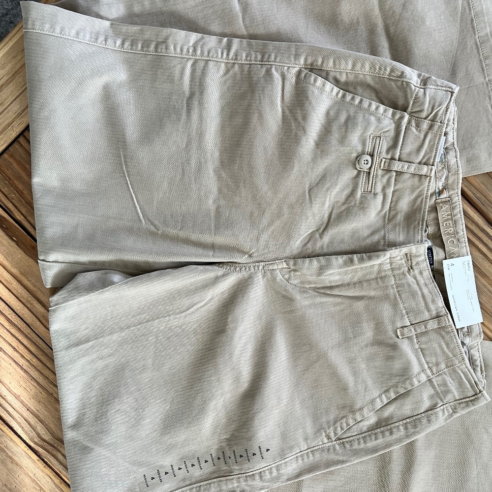 American Eagle Wide leg khakis